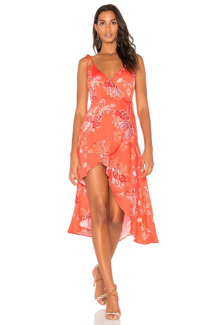 Hotsprings Waterfall Wrap Dress