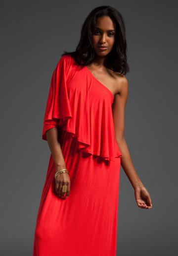 James & Joy Marley Long Dress In Orange