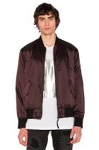 Reflective Nylon Bomber