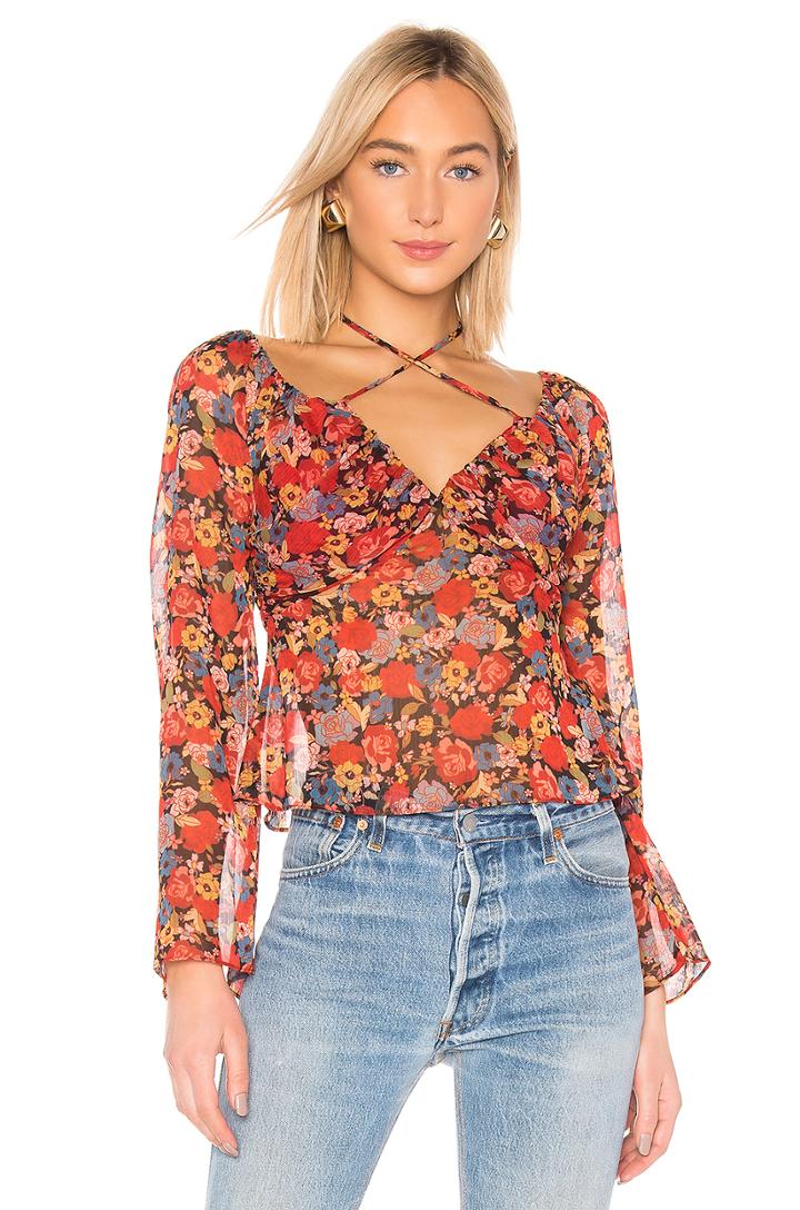 X Revolve Tess Blouse