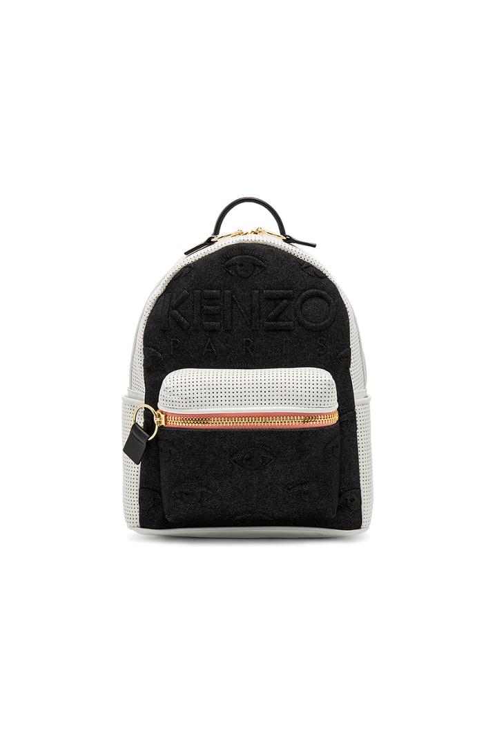 Neoprene On Denim Eyes Backpack