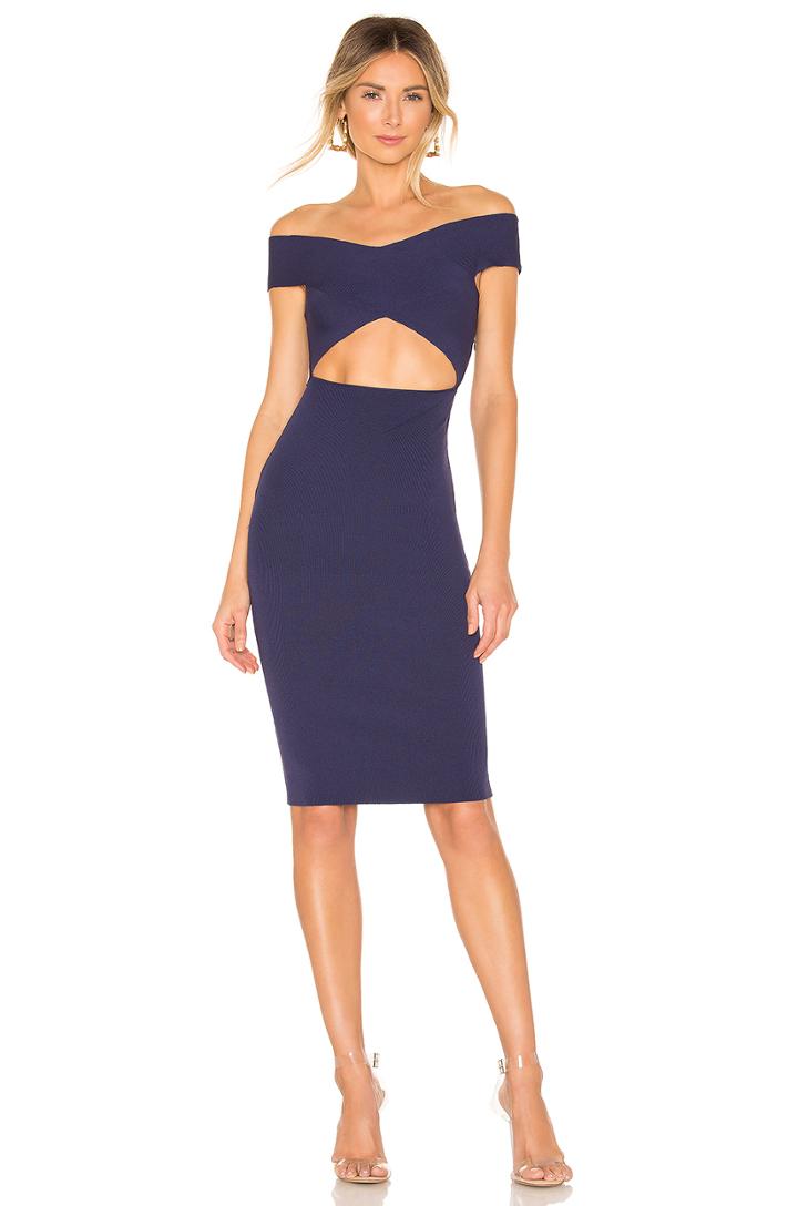Hallie Cut Out Midi Dress