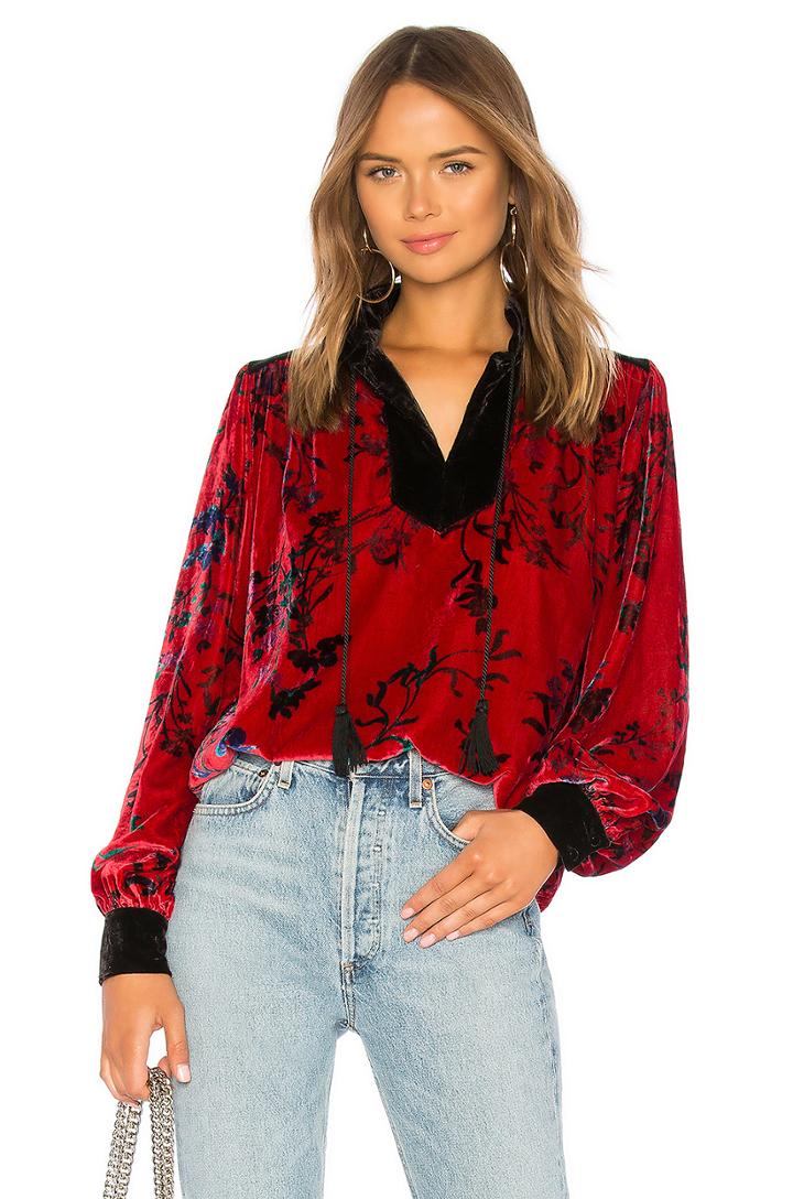 X Revolve Rebecca Blouse