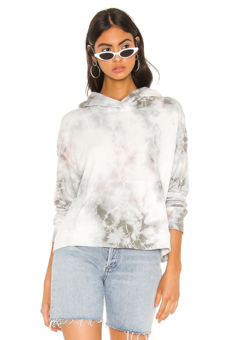 Tie Dye Cropped Hoodie