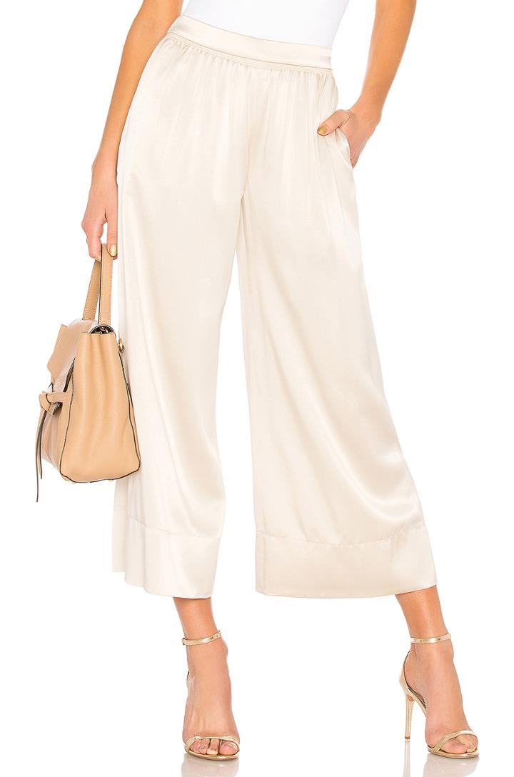 Smocked Culotte Pant
