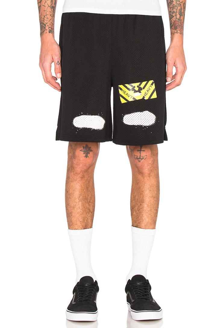 Diag Spray Mesh Shorts