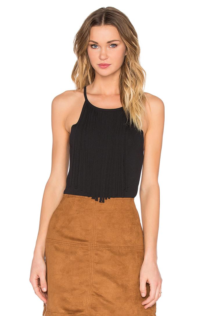 Presley Sleeveless Fringe Tank