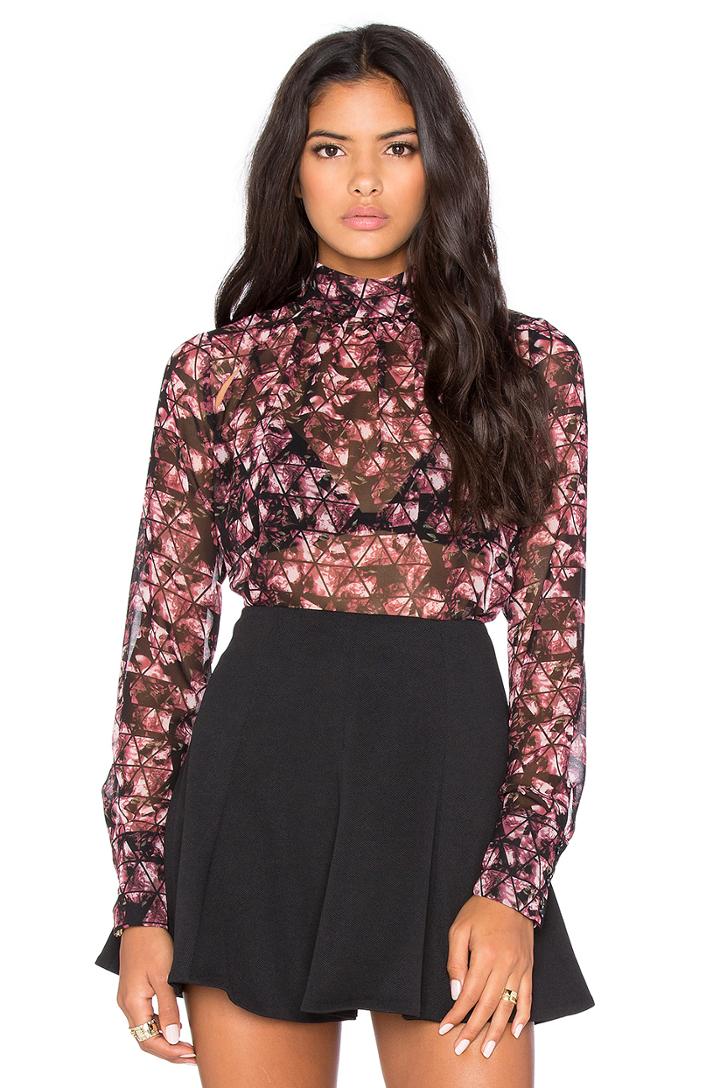 High Neck Blouse