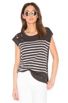 Distressed Stripe Tee