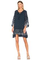 Bell Sleeve Ruffle Dress