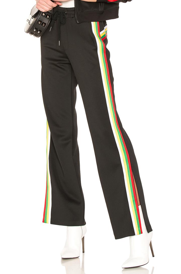 Rainbow Sportstripes Hi Waist Trouser