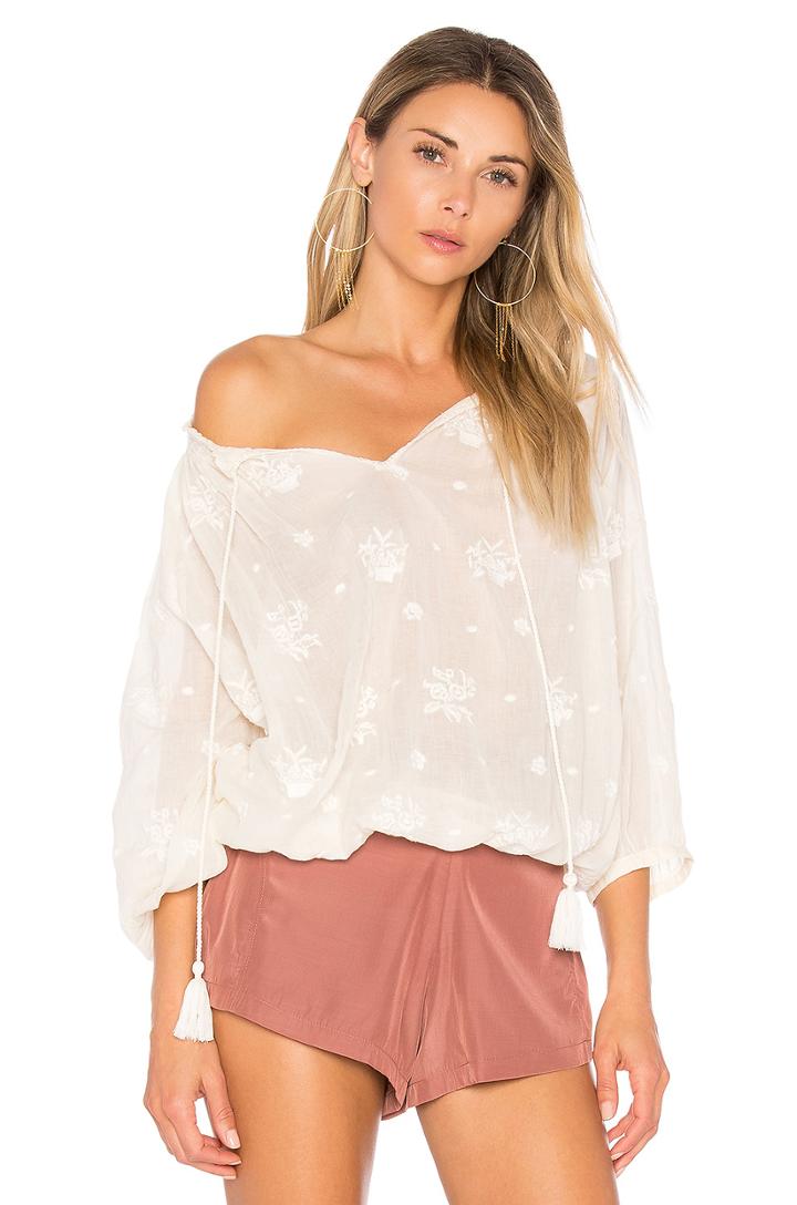 Meili Embroidered Top