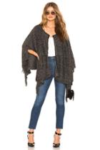 Zipped Confetti Poncho