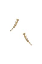 Diamond Triangle Train Ear Cuff