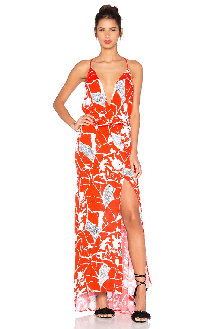 Draco Print Maxi Dress