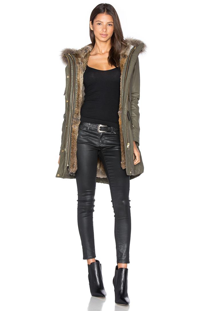 Tribeca Parka With Rabbit And Asiatic Raccoon Fur