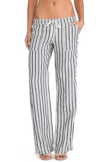 Michael Stars Drawstring Pants In Navy