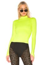 Rib Knit Mock Neck Top