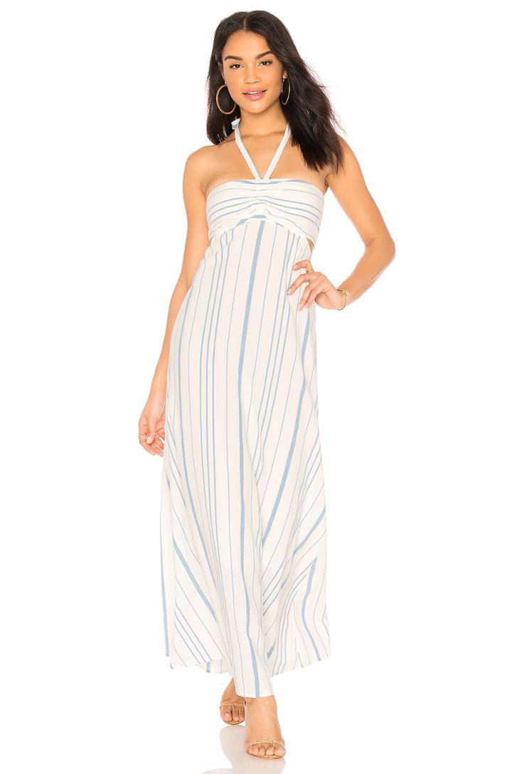 Cinched Bodice Maxi Dress