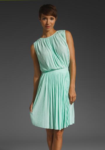 Tibi Jersey Dress In Mint