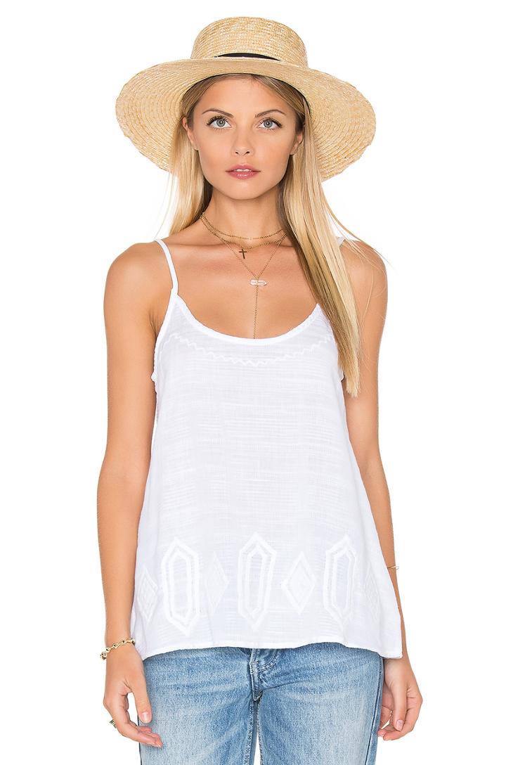 Embroidery Cami Swing Tank