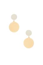 Two Tone Medallion Drops