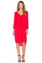 Floressa Damask Rayon Long Sleeve Dress