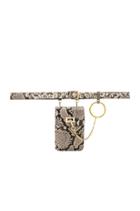 Ari Python Belt Bag