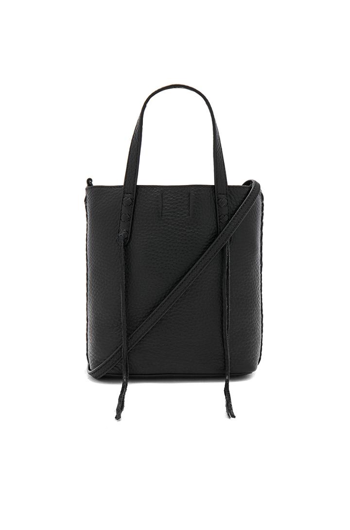 Mini Unlined Tote With Whipstitch