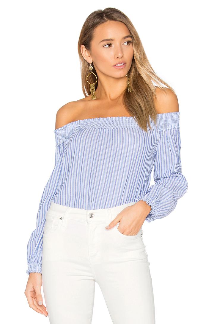 Stripe Drew Top