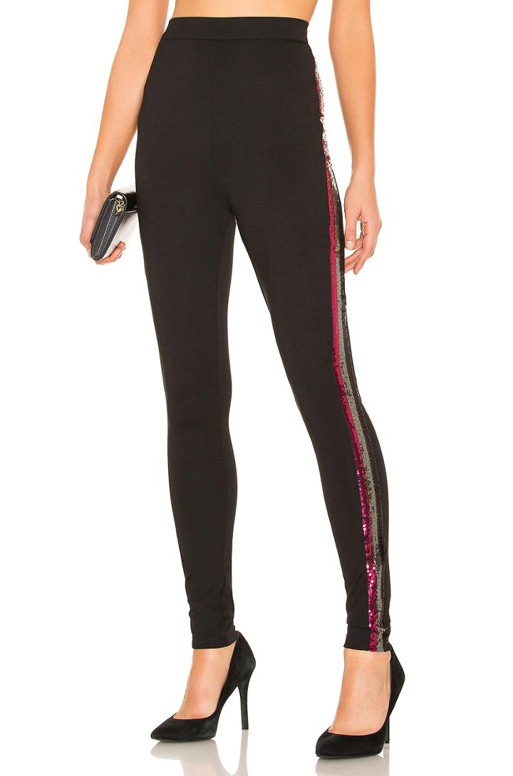 Normani Stripe Sequin Stripe Legging