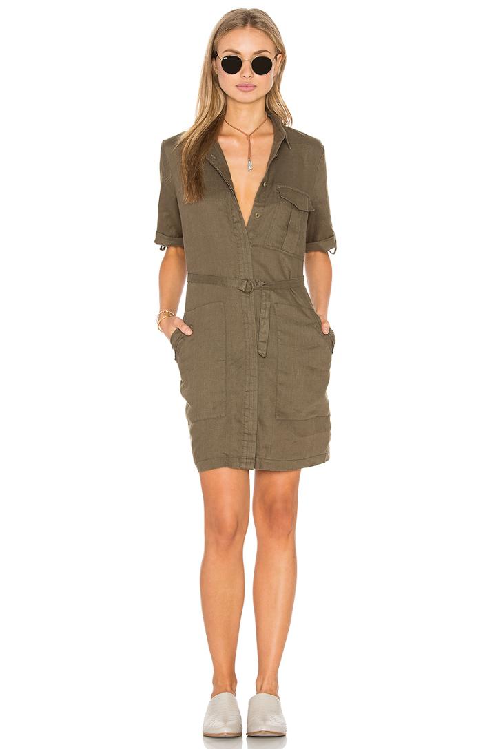 Elisia Linen Shirt Dress