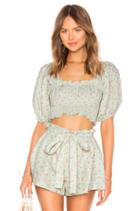 Sana Linen Crop Top