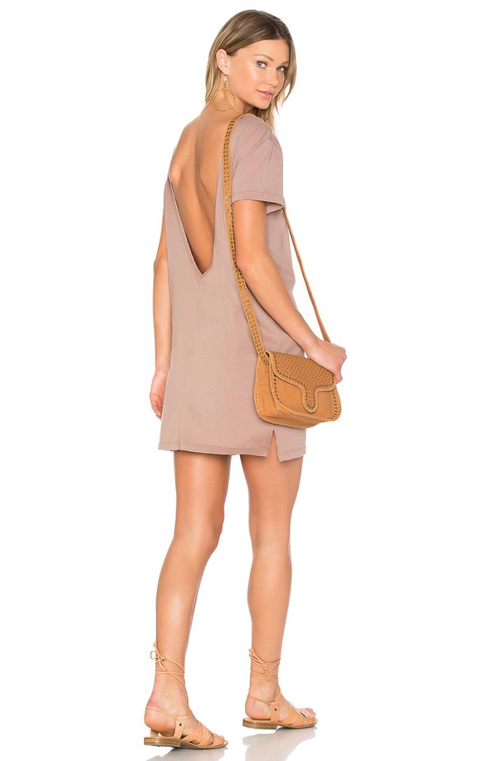 Supreme Jersey Scoop Back Shirt Dress