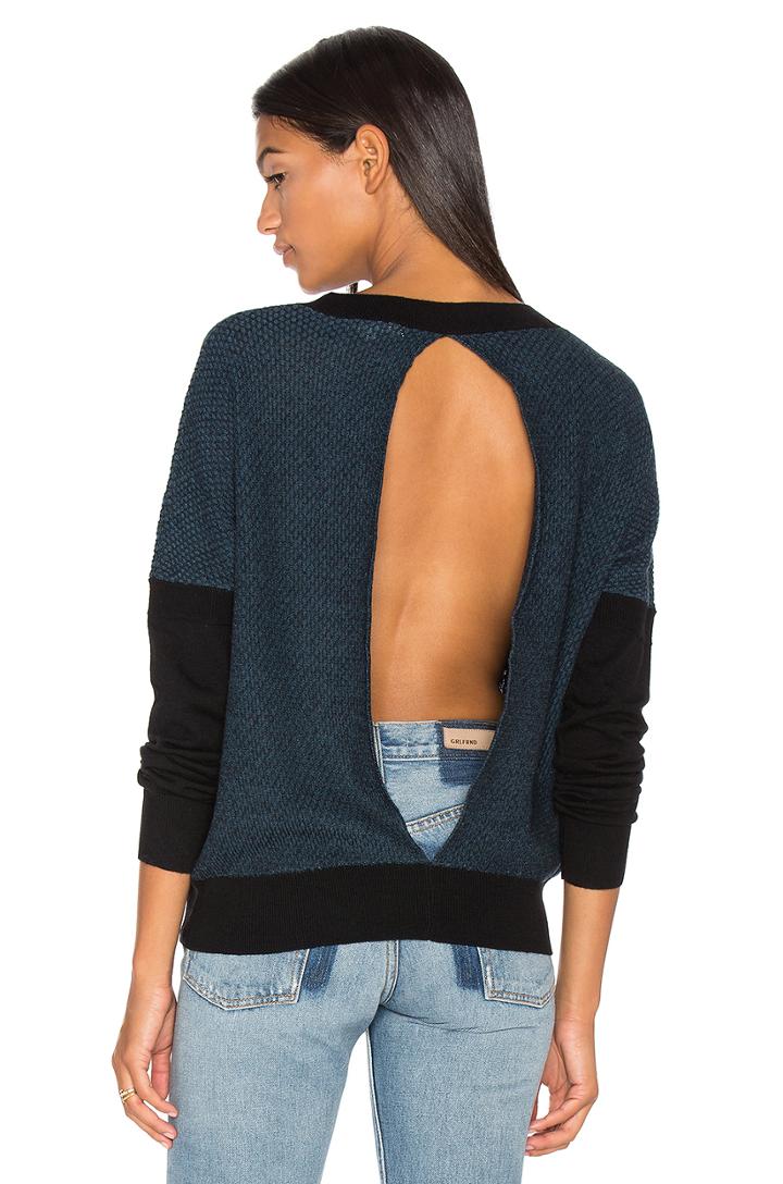 Oliver Split Back Sweater