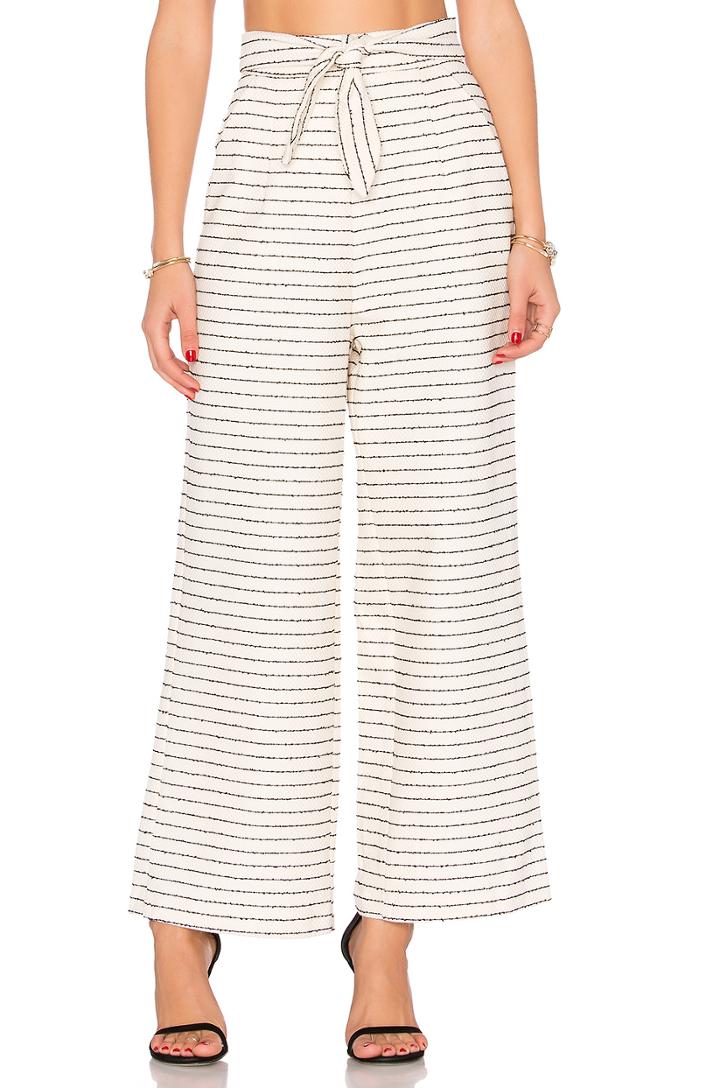 Cotton Tie Front Pant