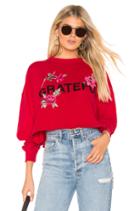 Grateful Oversized Crop Tee