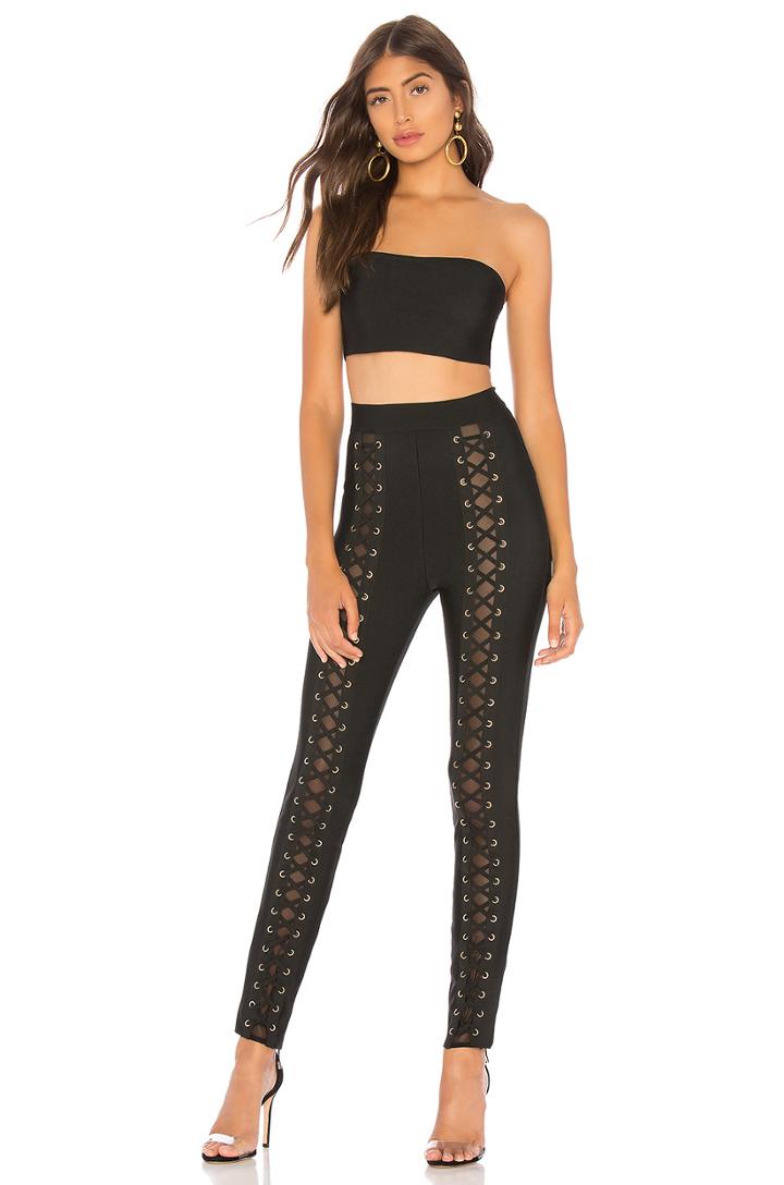 Rose Lace Up Bandage Set