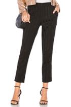 Black Shadow Stripe Pant