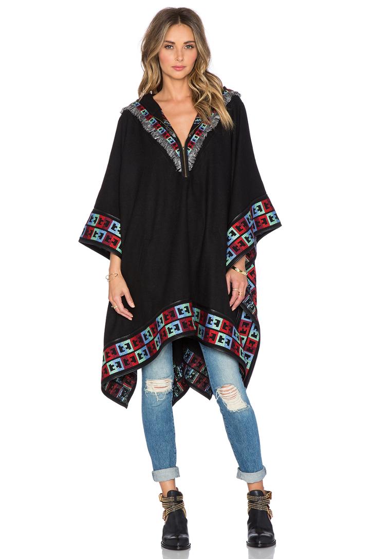 Gypsy Embroidered Poncho