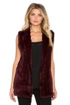 Libby Rabbit Fur Vest