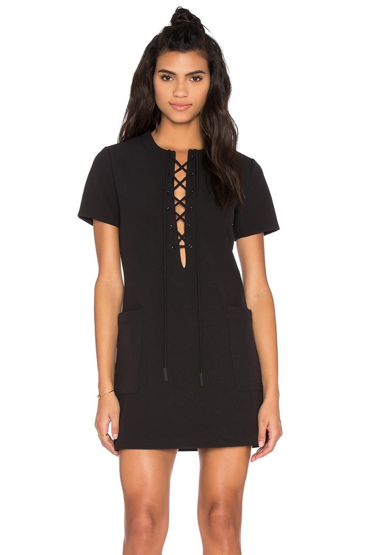 Lace Up Safari Dress