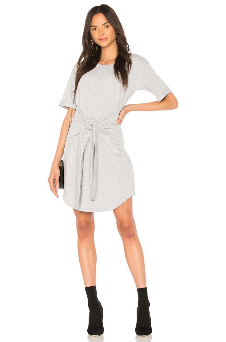 Tie Front T-shirt Dress