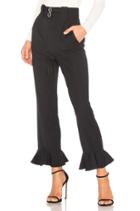 Pinstripe Ruffle Pant