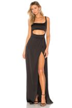 Abito Lungo Satin Dress