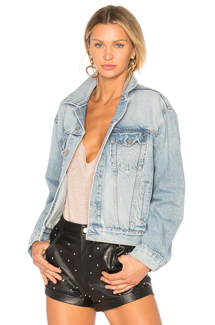 Kim Boyfriend Trucker Jacket