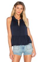 Sleeveless Double Georgette Peplum Top