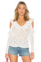 Lace Ruffle Blouse