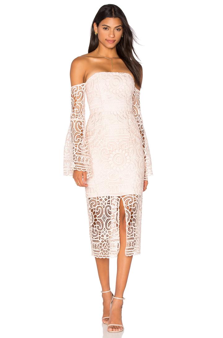 Geo Floral Lace Eva Dress