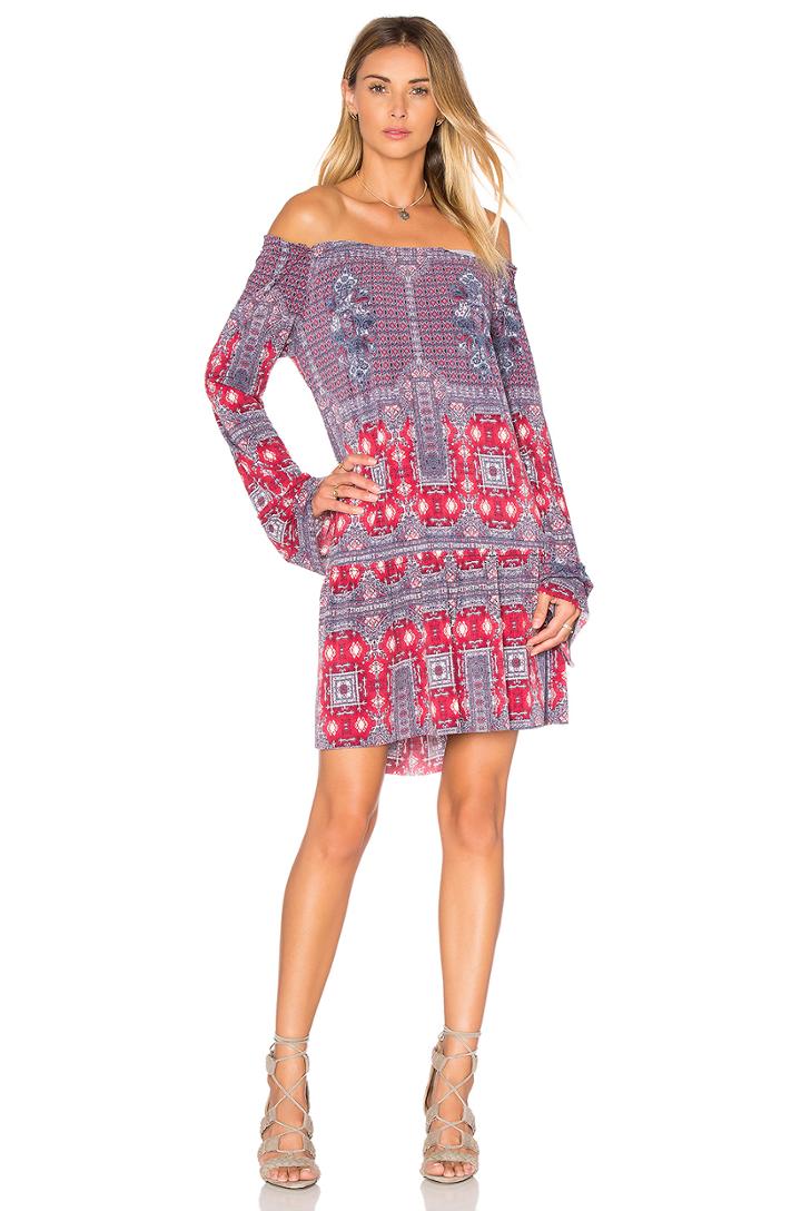 Bell Sleeved Mini Dress